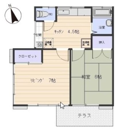 ヴィンテージハウス拝島の物件間取画像